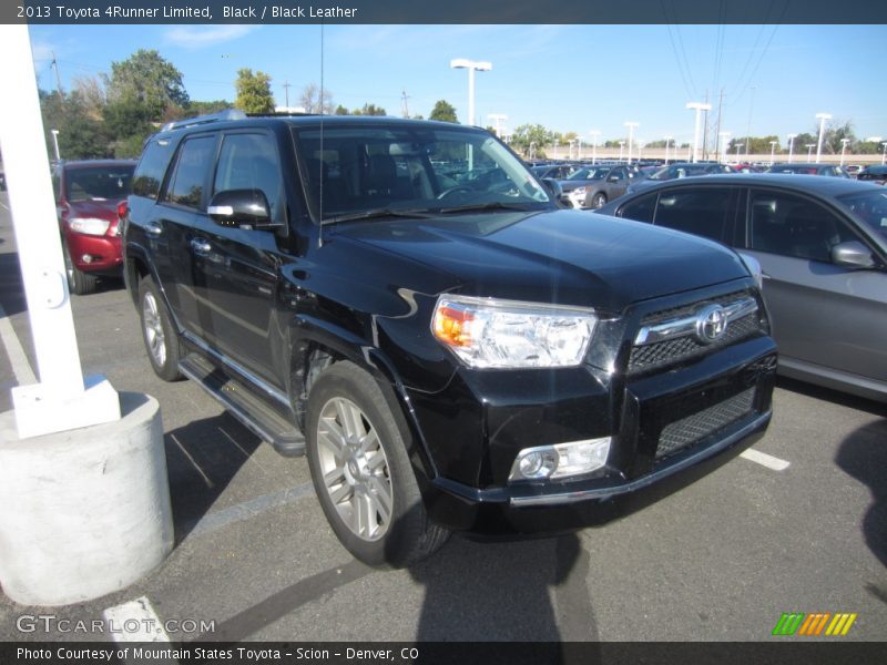 Black / Black Leather 2013 Toyota 4Runner Limited