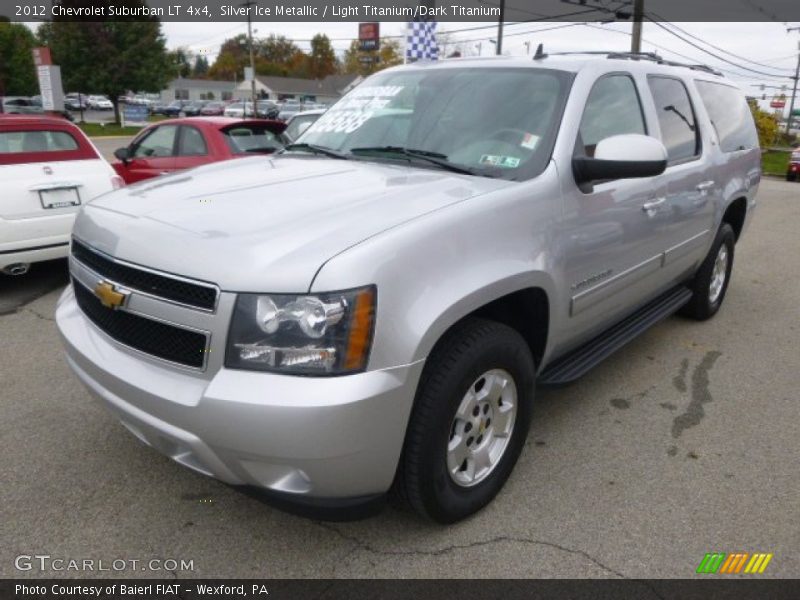 Silver Ice Metallic / Light Titanium/Dark Titanium 2012 Chevrolet Suburban LT 4x4