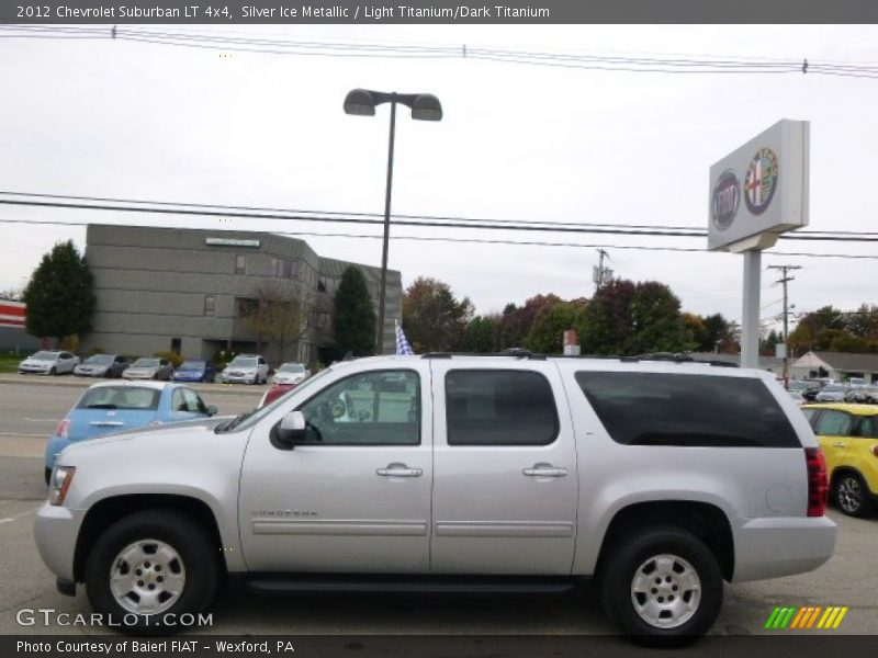 Silver Ice Metallic / Light Titanium/Dark Titanium 2012 Chevrolet Suburban LT 4x4