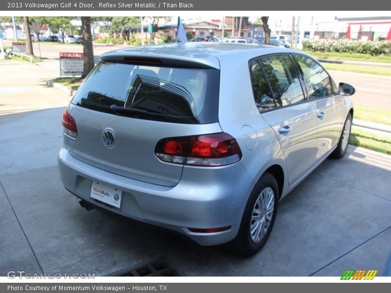 Reflex Silver Metallic / Titan Black 2013 Volkswagen Golf 4 Door