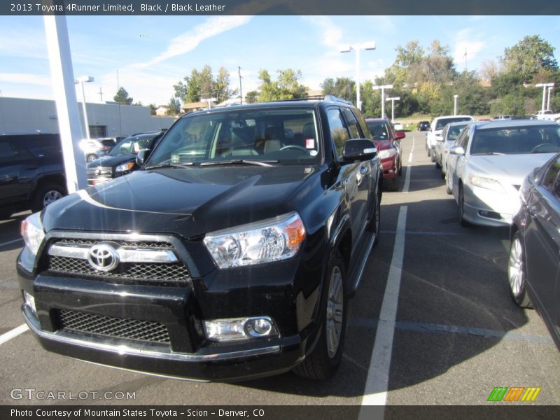 Black / Black Leather 2013 Toyota 4Runner Limited