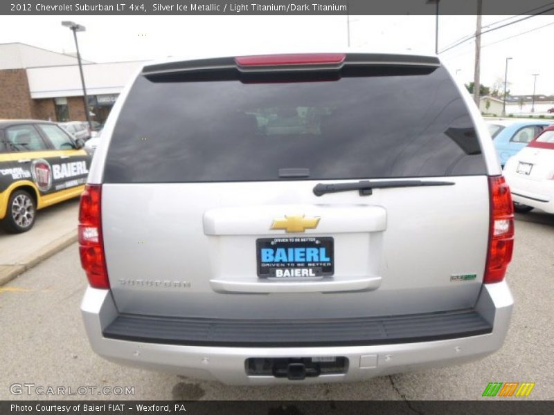 Silver Ice Metallic / Light Titanium/Dark Titanium 2012 Chevrolet Suburban LT 4x4