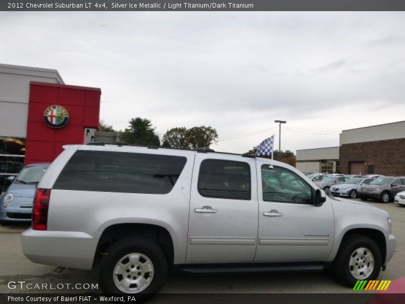 Silver Ice Metallic / Light Titanium/Dark Titanium 2012 Chevrolet Suburban LT 4x4