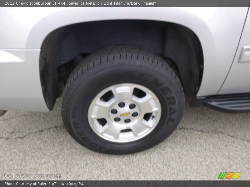 Silver Ice Metallic / Light Titanium/Dark Titanium 2012 Chevrolet Suburban LT 4x4
