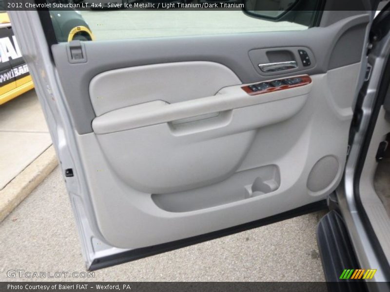 Silver Ice Metallic / Light Titanium/Dark Titanium 2012 Chevrolet Suburban LT 4x4