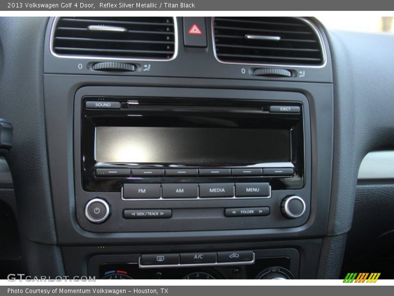 Reflex Silver Metallic / Titan Black 2013 Volkswagen Golf 4 Door