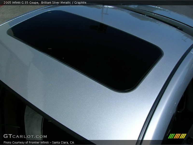 Brilliant Silver Metallic / Graphite 2005 Infiniti G 35 Coupe