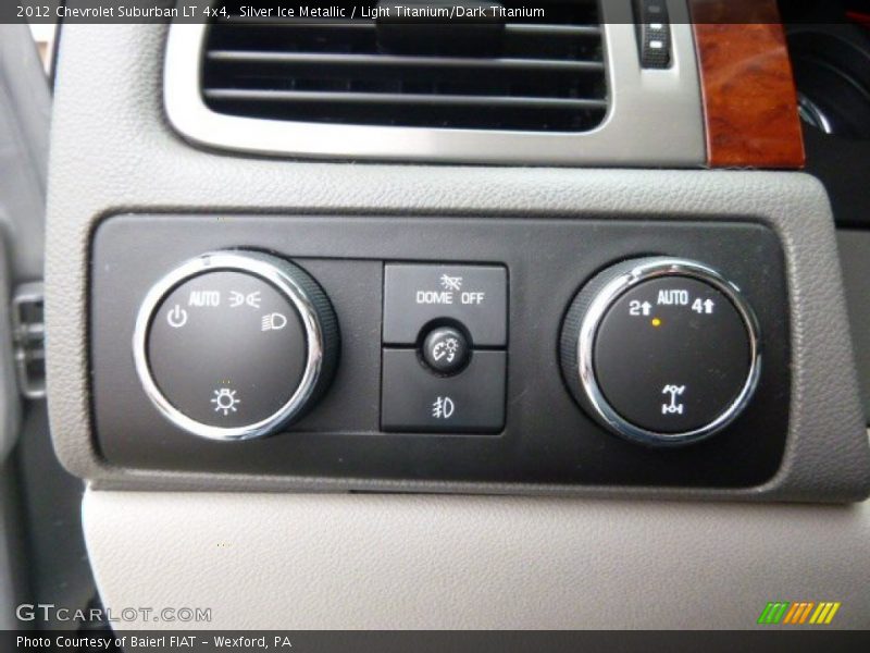 Silver Ice Metallic / Light Titanium/Dark Titanium 2012 Chevrolet Suburban LT 4x4