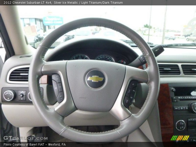 Silver Ice Metallic / Light Titanium/Dark Titanium 2012 Chevrolet Suburban LT 4x4