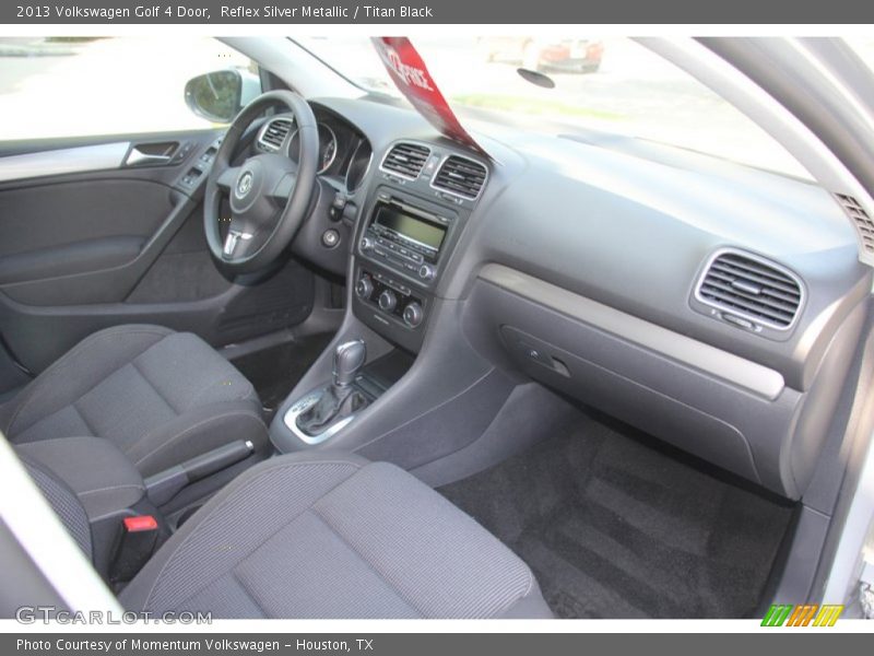 Reflex Silver Metallic / Titan Black 2013 Volkswagen Golf 4 Door