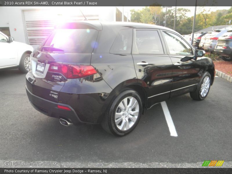 Crystal Black Pearl / Taupe 2010 Acura RDX SH-AWD
