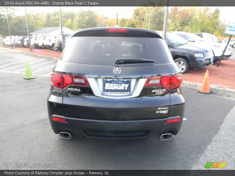 Crystal Black Pearl / Taupe 2010 Acura RDX SH-AWD
