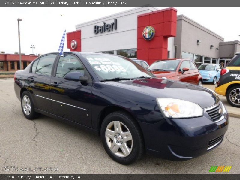 Dark Blue Metallic / Ebony Black 2006 Chevrolet Malibu LT V6 Sedan