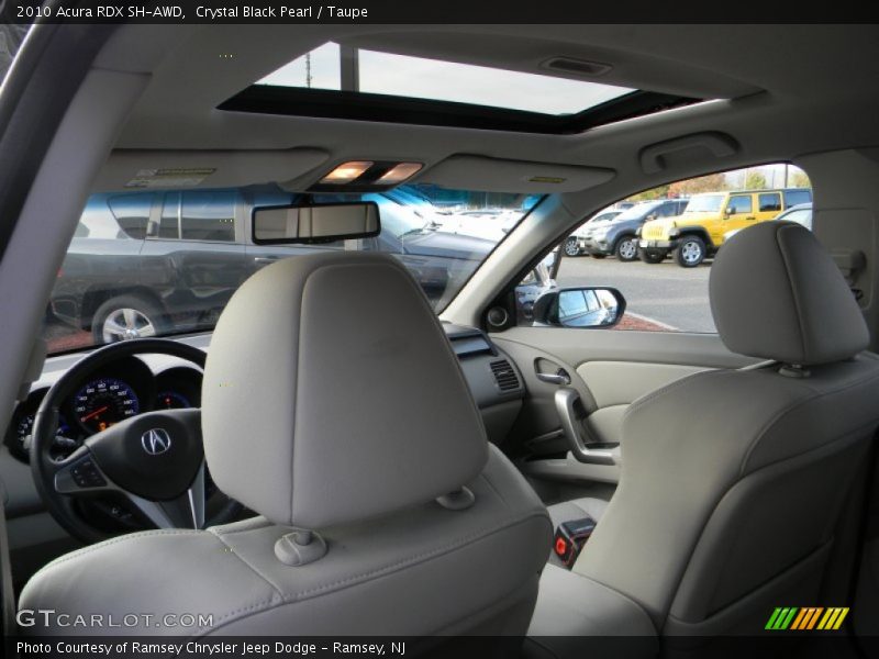 Crystal Black Pearl / Taupe 2010 Acura RDX SH-AWD