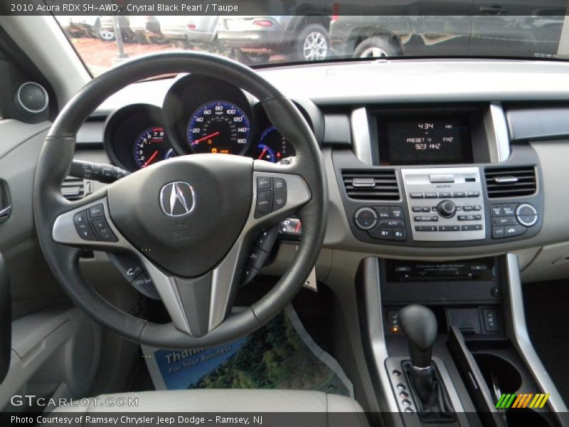 Crystal Black Pearl / Taupe 2010 Acura RDX SH-AWD