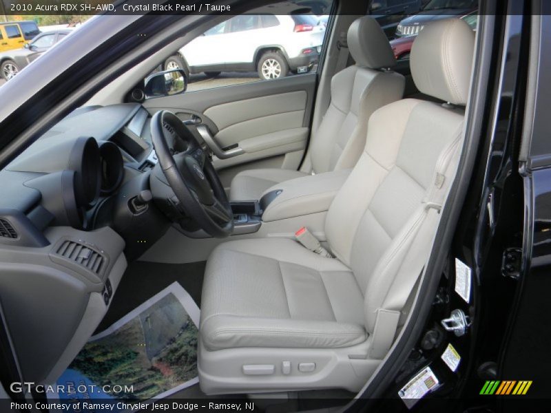 Crystal Black Pearl / Taupe 2010 Acura RDX SH-AWD