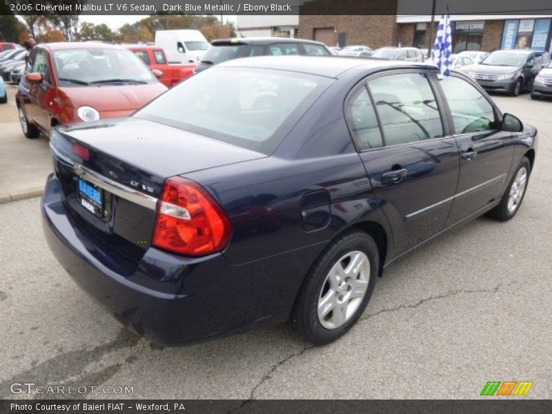Dark Blue Metallic / Ebony Black 2006 Chevrolet Malibu LT V6 Sedan