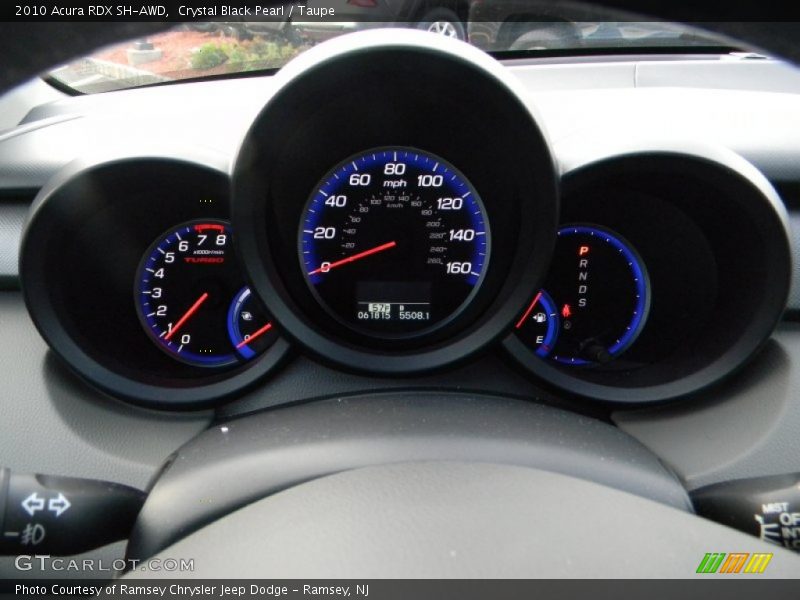 Crystal Black Pearl / Taupe 2010 Acura RDX SH-AWD