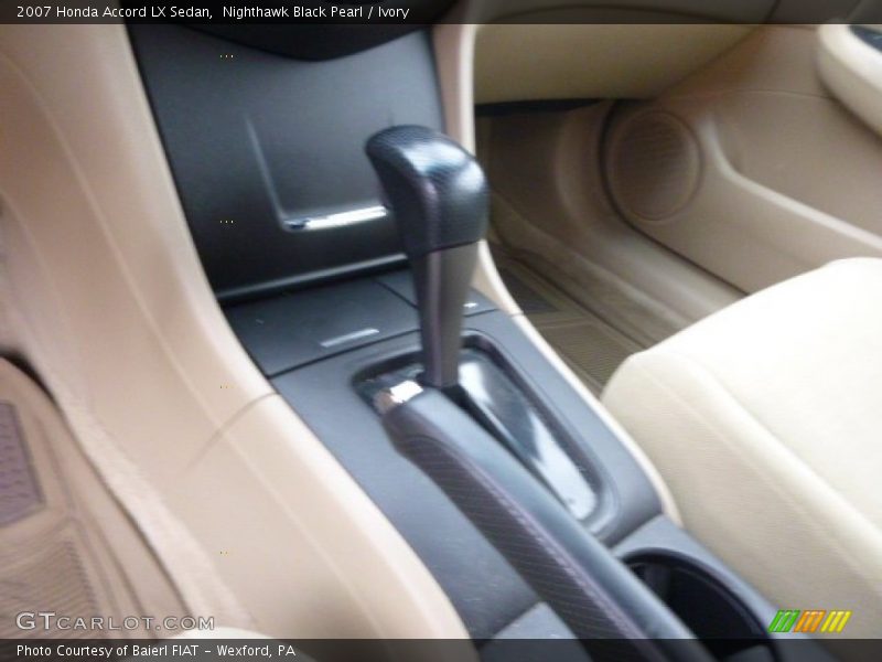 Nighthawk Black Pearl / Ivory 2007 Honda Accord LX Sedan