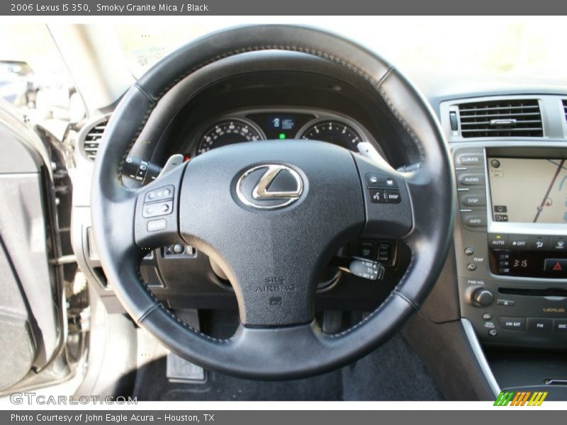 Smoky Granite Mica / Black 2006 Lexus IS 350