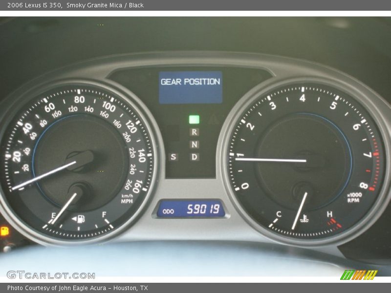 Smoky Granite Mica / Black 2006 Lexus IS 350