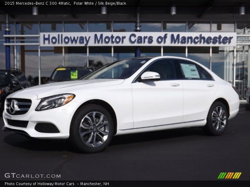 Polar White / Silk Beige/Black 2015 Mercedes-Benz C 300 4Matic