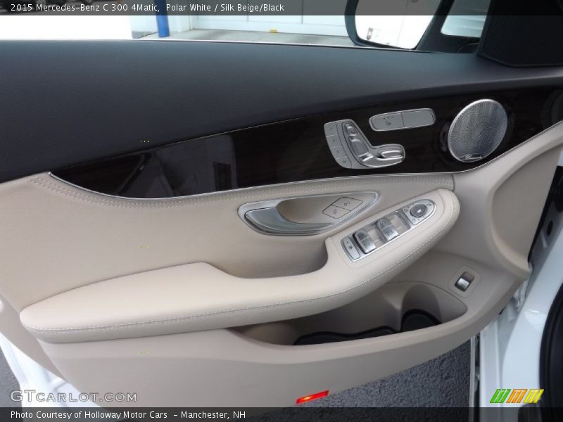 Polar White / Silk Beige/Black 2015 Mercedes-Benz C 300 4Matic
