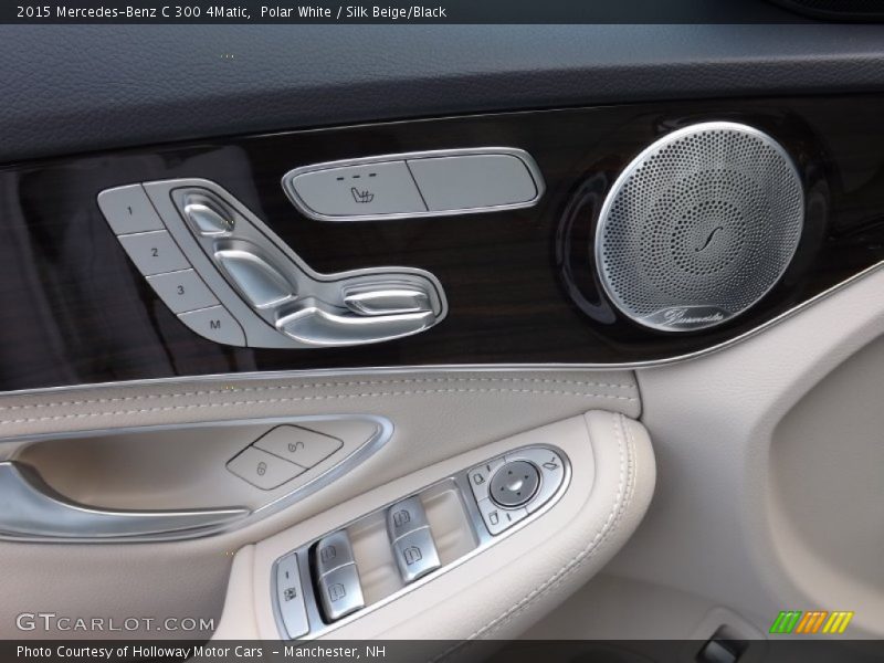 Polar White / Silk Beige/Black 2015 Mercedes-Benz C 300 4Matic