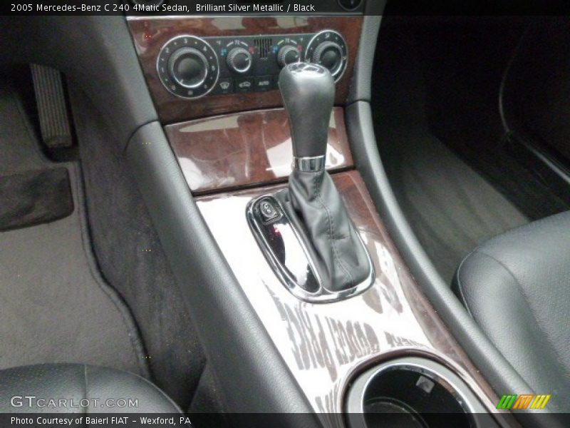 Brilliant Silver Metallic / Black 2005 Mercedes-Benz C 240 4Matic Sedan