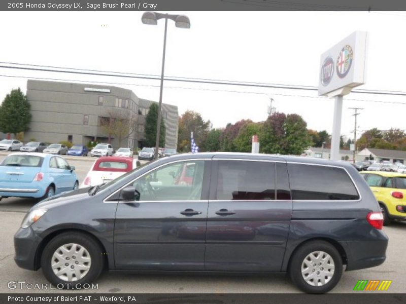 Sage Brush Pearl / Gray 2005 Honda Odyssey LX