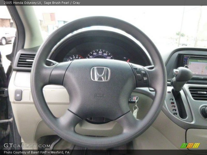 Sage Brush Pearl / Gray 2005 Honda Odyssey LX
