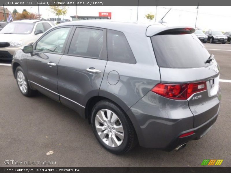 Polished Metal Metallic / Ebony 2011 Acura RDX SH-AWD