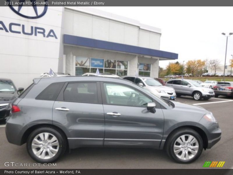 Polished Metal Metallic / Ebony 2011 Acura RDX SH-AWD