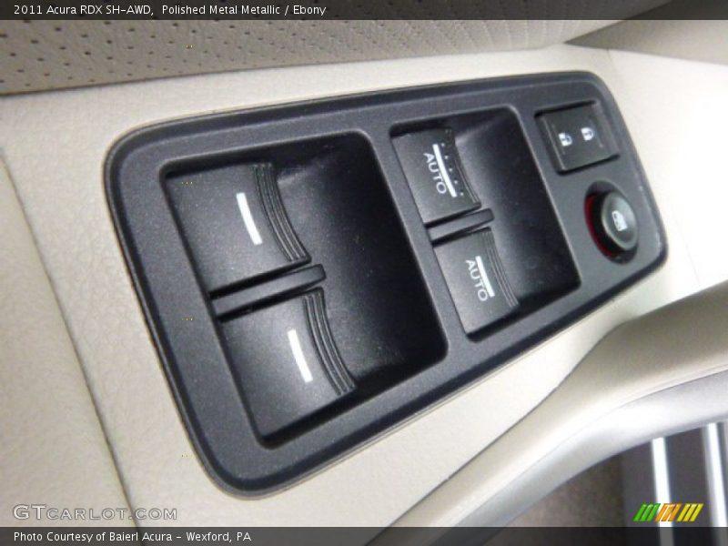 Polished Metal Metallic / Ebony 2011 Acura RDX SH-AWD