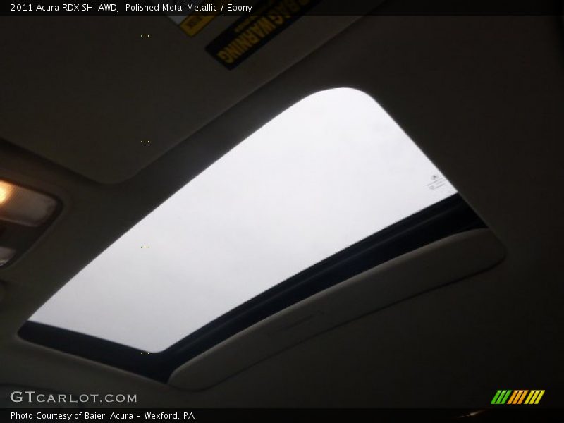 Polished Metal Metallic / Ebony 2011 Acura RDX SH-AWD