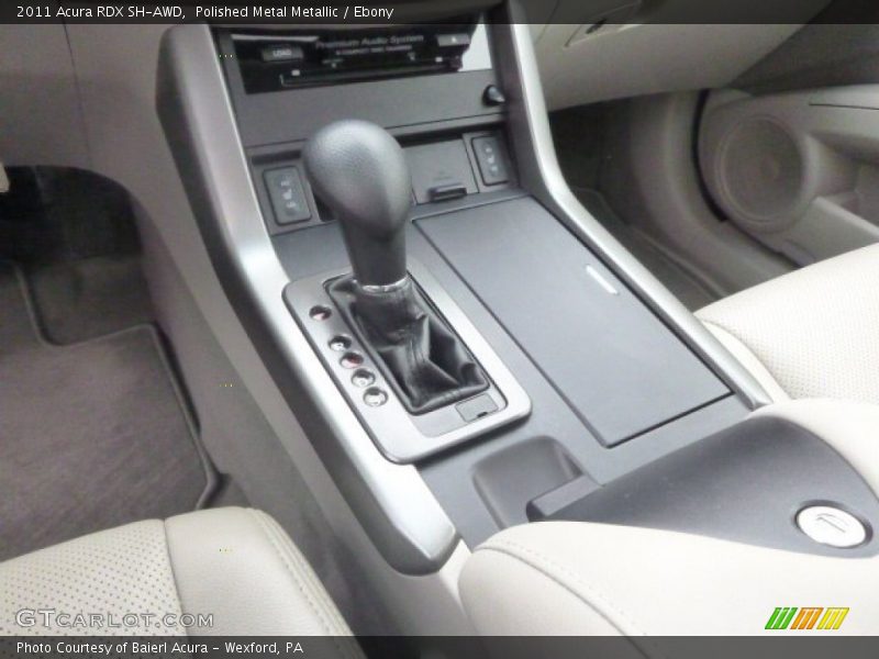 Polished Metal Metallic / Ebony 2011 Acura RDX SH-AWD
