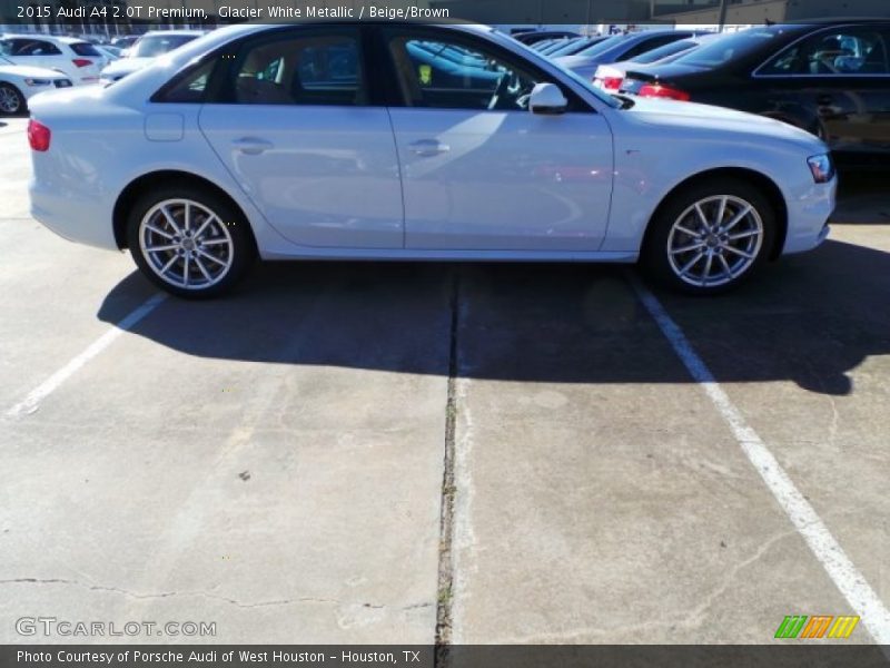 Glacier White Metallic / Beige/Brown 2015 Audi A4 2.0T Premium