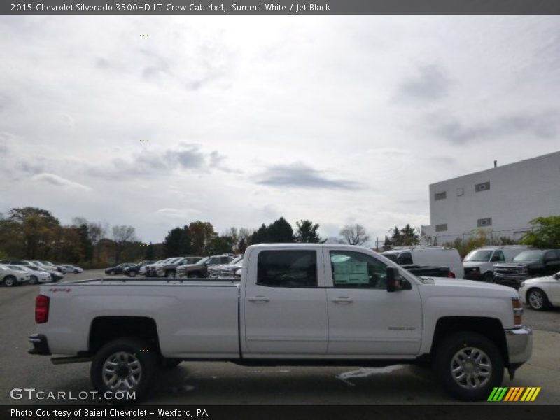 Summit White / Jet Black 2015 Chevrolet Silverado 3500HD LT Crew Cab 4x4