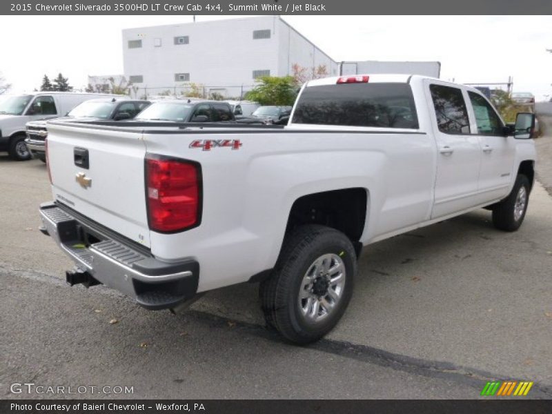 Summit White / Jet Black 2015 Chevrolet Silverado 3500HD LT Crew Cab 4x4