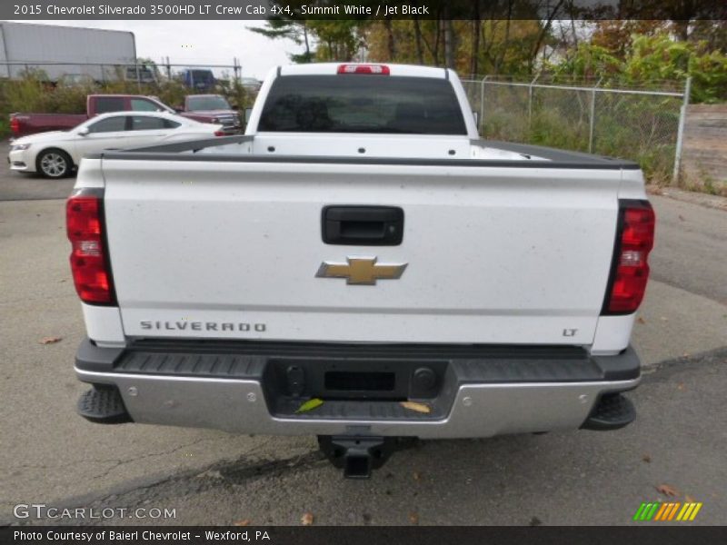 Summit White / Jet Black 2015 Chevrolet Silverado 3500HD LT Crew Cab 4x4