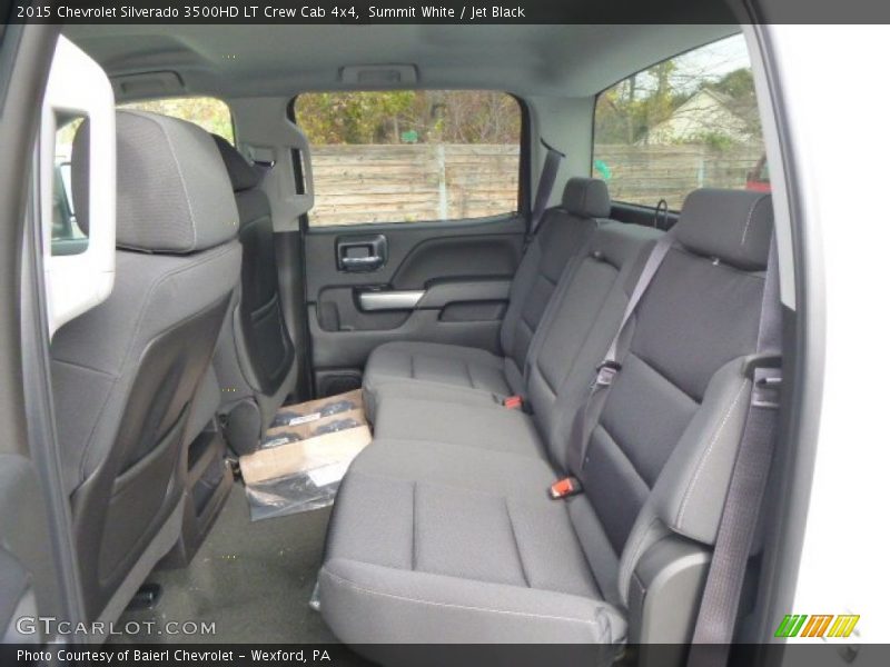 Rear Seat of 2015 Silverado 3500HD LT Crew Cab 4x4