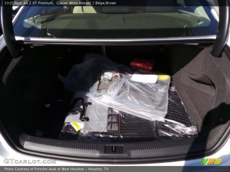 Glacier White Metallic / Beige/Brown 2015 Audi A4 2.0T Premium