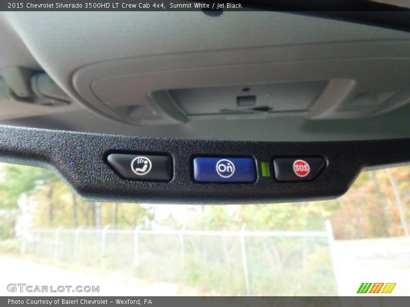 Summit White / Jet Black 2015 Chevrolet Silverado 3500HD LT Crew Cab 4x4