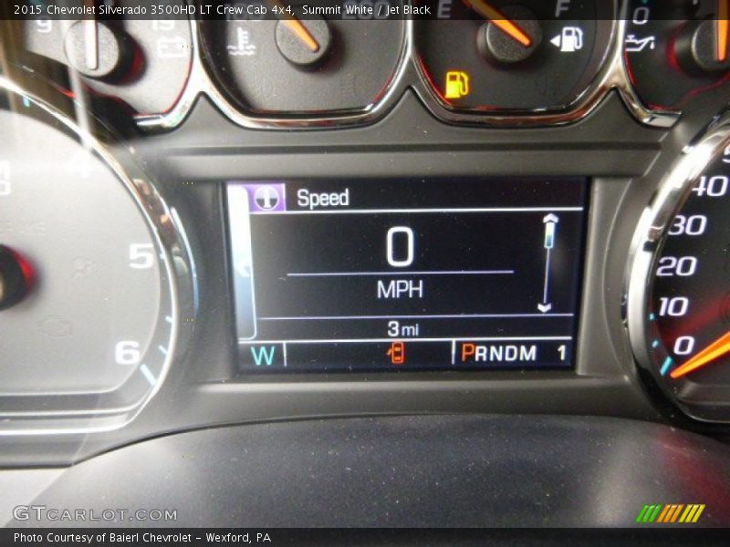 Summit White / Jet Black 2015 Chevrolet Silverado 3500HD LT Crew Cab 4x4