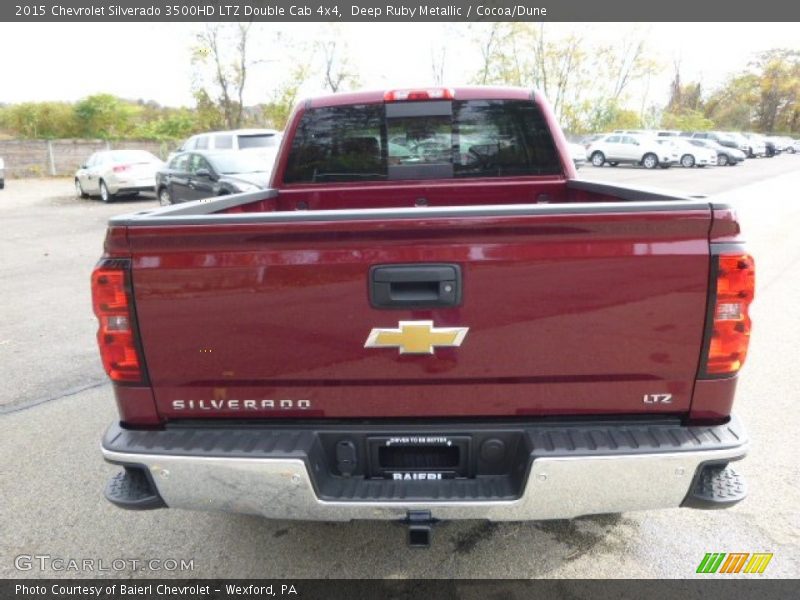 Deep Ruby Metallic / Cocoa/Dune 2015 Chevrolet Silverado 3500HD LTZ Double Cab 4x4