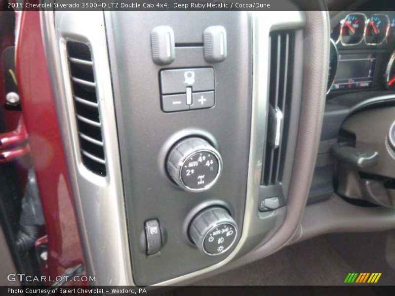 Deep Ruby Metallic / Cocoa/Dune 2015 Chevrolet Silverado 3500HD LTZ Double Cab 4x4