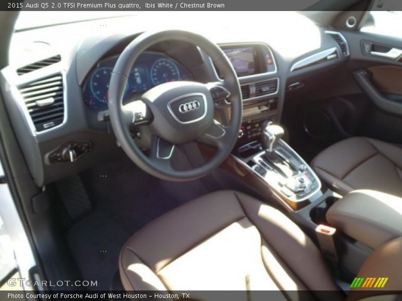 Ibis White / Chestnut Brown 2015 Audi Q5 2.0 TFSI Premium Plus quattro