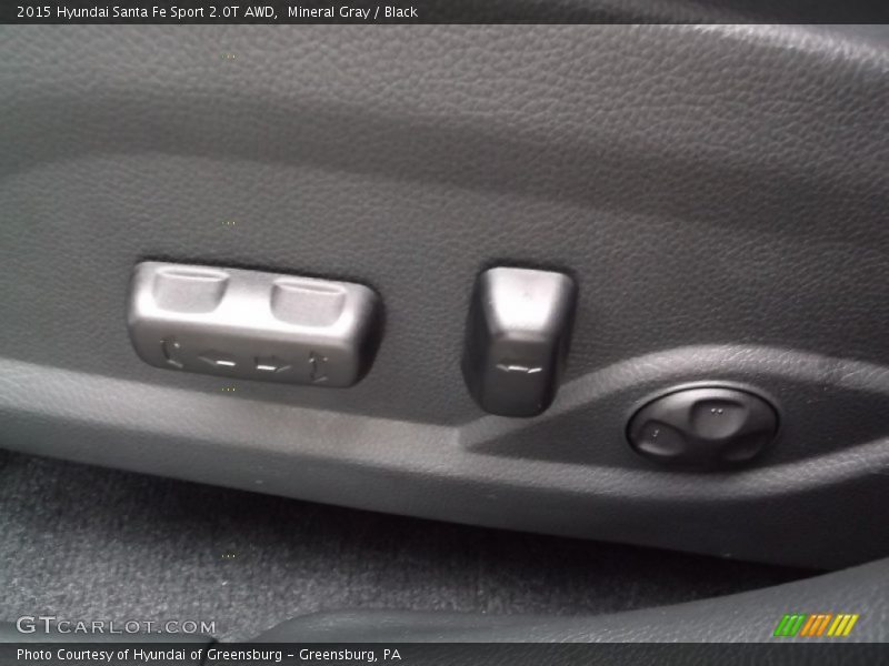 Mineral Gray / Black 2015 Hyundai Santa Fe Sport 2.0T AWD