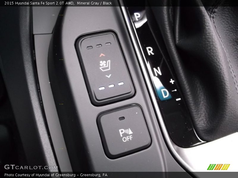 Mineral Gray / Black 2015 Hyundai Santa Fe Sport 2.0T AWD