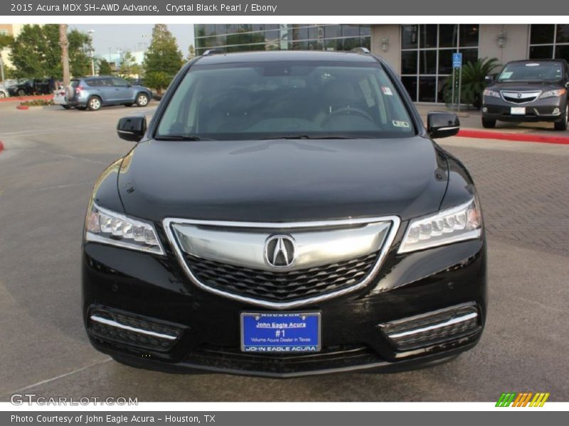 Crystal Black Pearl / Ebony 2015 Acura MDX SH-AWD Advance